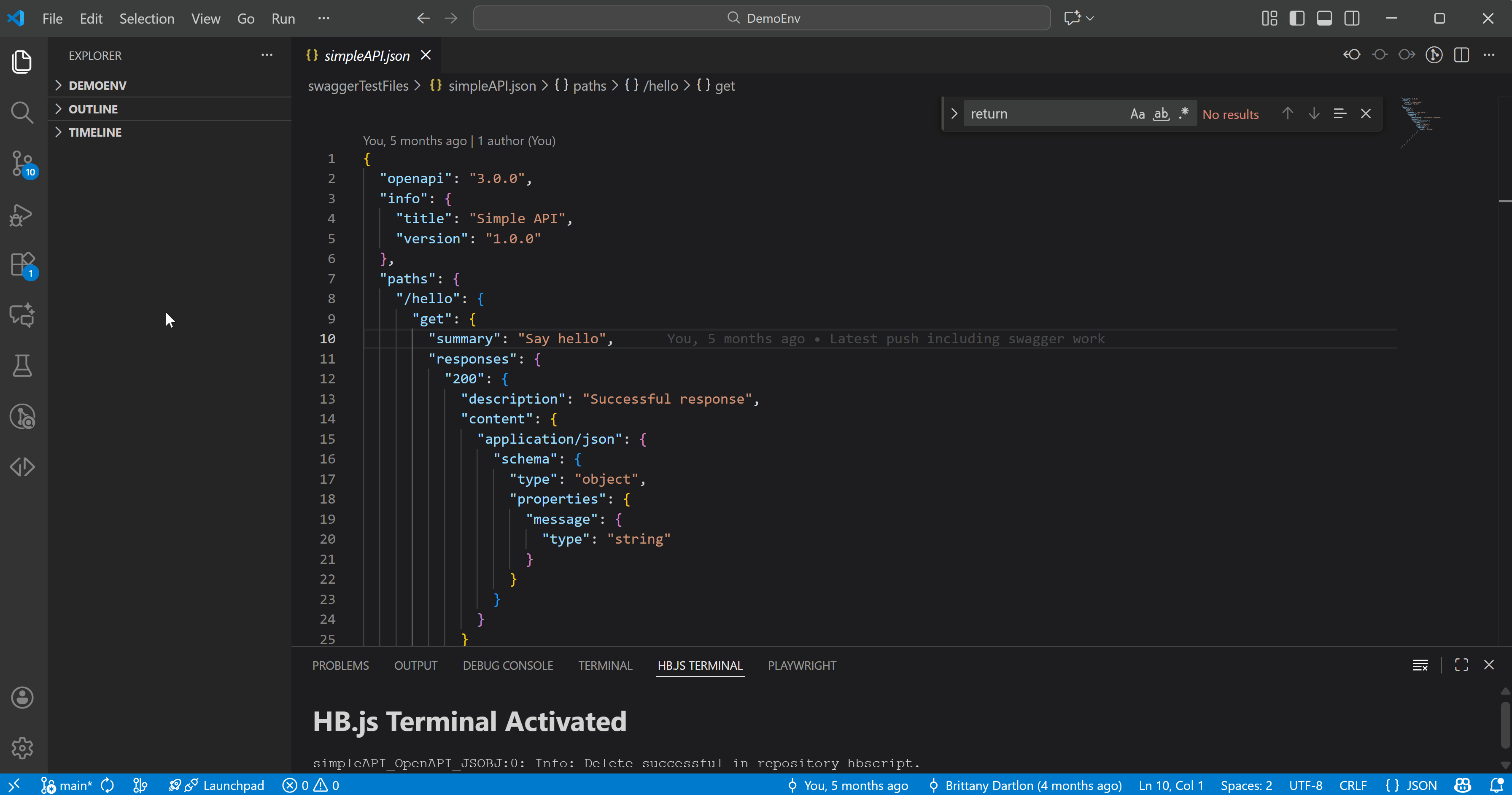 Open API JS Object Generation